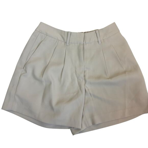 NWT Quince Khaki Pleated Shorts 4 - Picture 2 of 5
